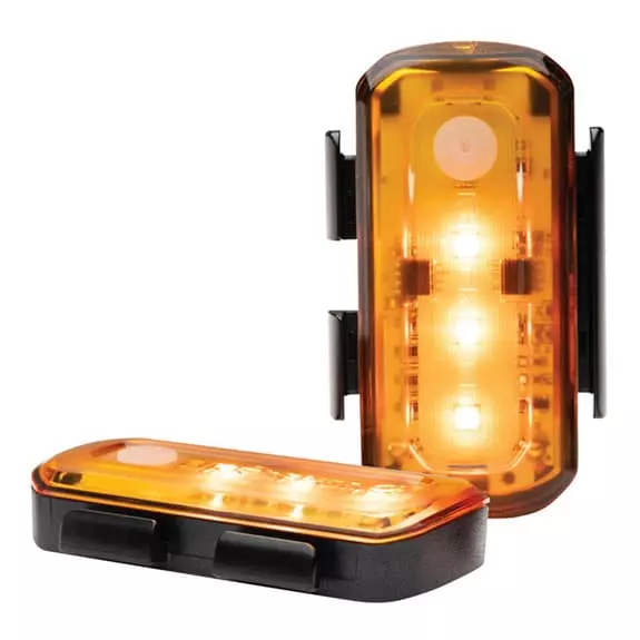 Feu Blackburn Grid Side Beacon Noir Orange 1 Feu Blackburn Grid Side Beacon Noir Orange