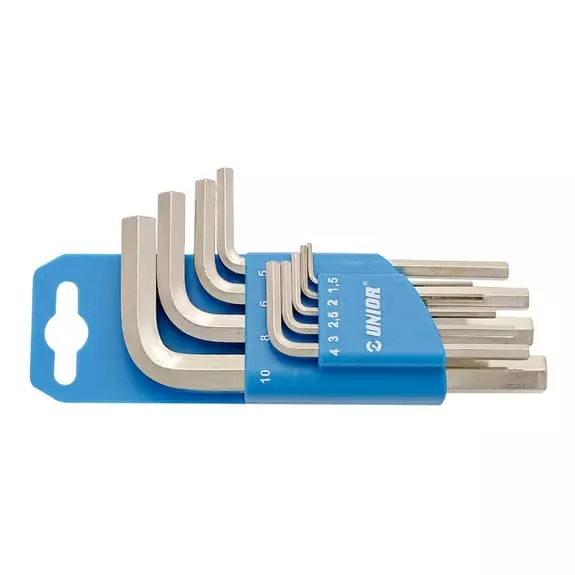 Jeu De Clés Allen Unior à Embout Sphérique De 1,5-10/9 1 Jeu De Clés Allen Unior à Embout Sphérique De 1,5-10/9