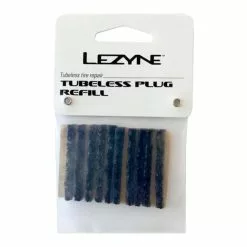 Mèches Tubeless Lezyne Plug Refill Noir (10 Uds)